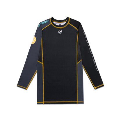 PW RANKED LS RASHGUARD [BLACK]