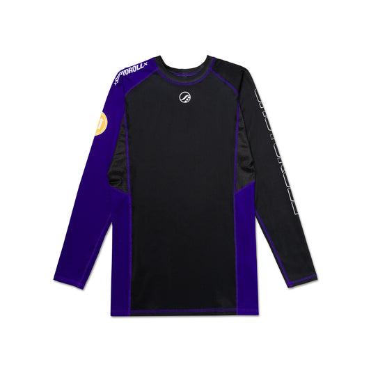 PW RANKED LS RASHGUARD [PURPLE]