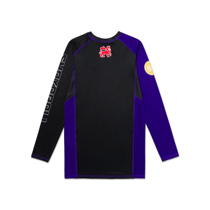 PW RANKED LS RASHGUARD [PURPLE]