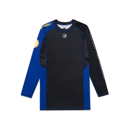 PW RANKED LS RASHGUARD [BLUE]