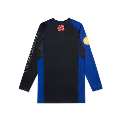 PW RANKED LS RASHGUARD [BLUE]