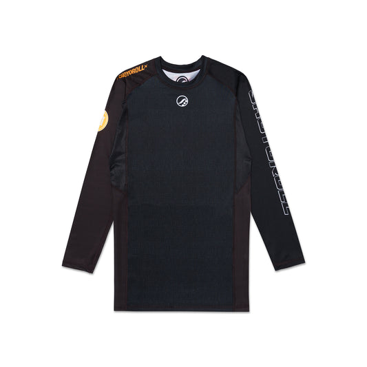 PW RANKED LS RASHGUARD [BROWN]