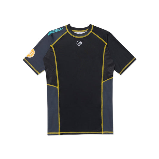 PW RANKED SS RASHGUARD [BLACK]