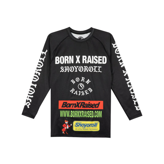 BORN X RAISED LS RASHGUARD