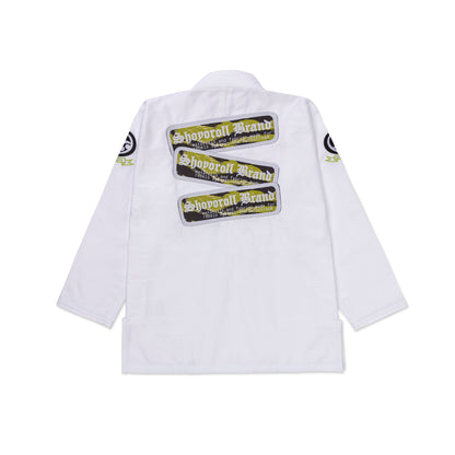 Retro Camo Kimono [White]