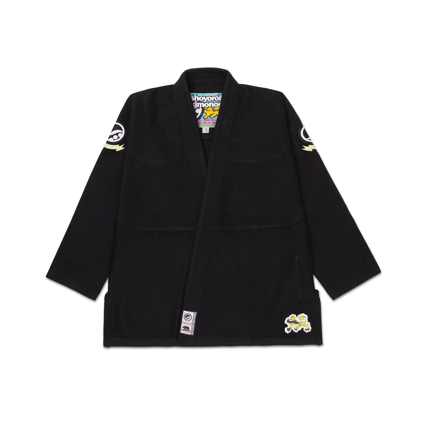 Retro Camo Kimono [Black]
