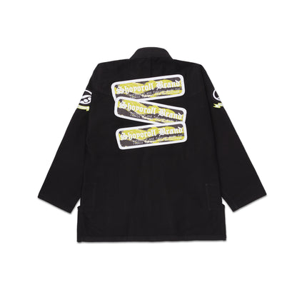 Retro Camo Kimono [Black]