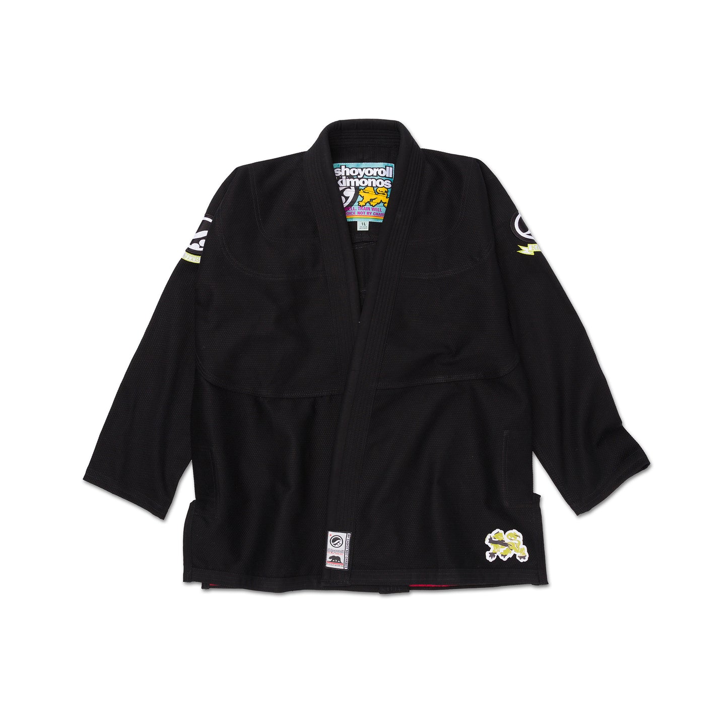 Retro Camo Kimono [Black]