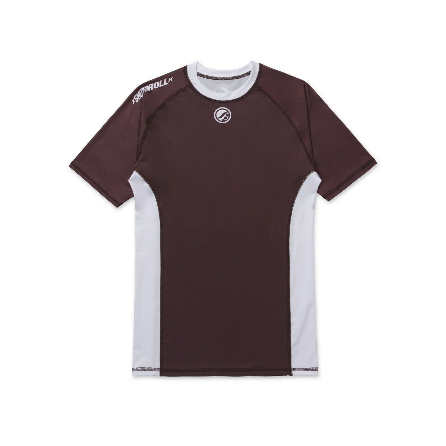 23' Ranked Short Sleeve Rashguard [Brown]