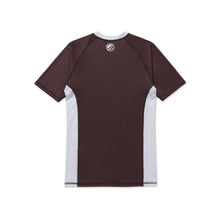 Load image into Gallery viewer, 23&#39; Ranked Short Sleeve Rashguard [Brown]
