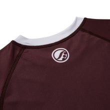 Load image into Gallery viewer, 23&#39; Ranked Short Sleeve Rashguard [Brown]
