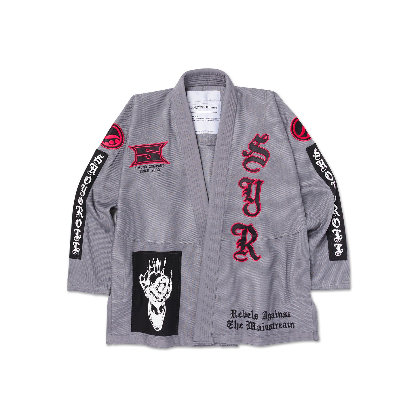Yooga Flame Kimono [Grey]