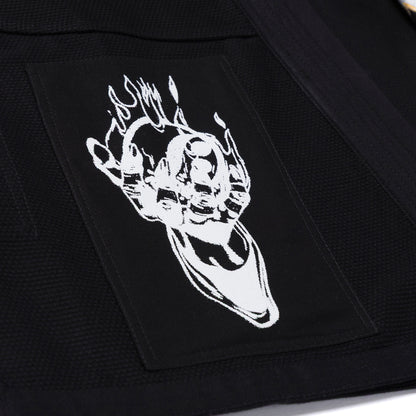 Yooga Flame Kimono [Black]