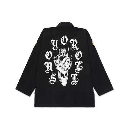 Yooga Flame Kimono [Black]