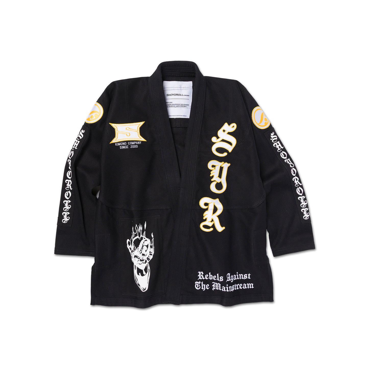 Yooga Flame Kimono [Black]