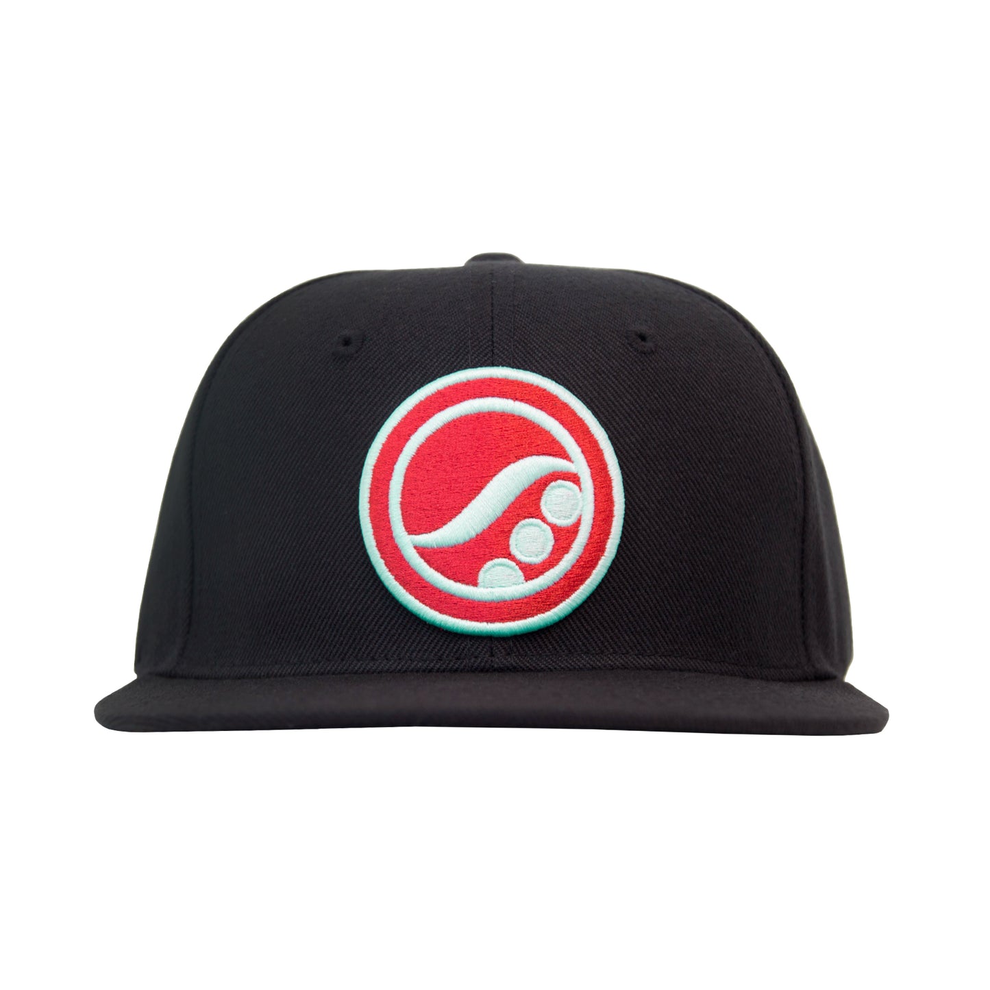 OG Logo Snapback - Black - Red/Baby Blue