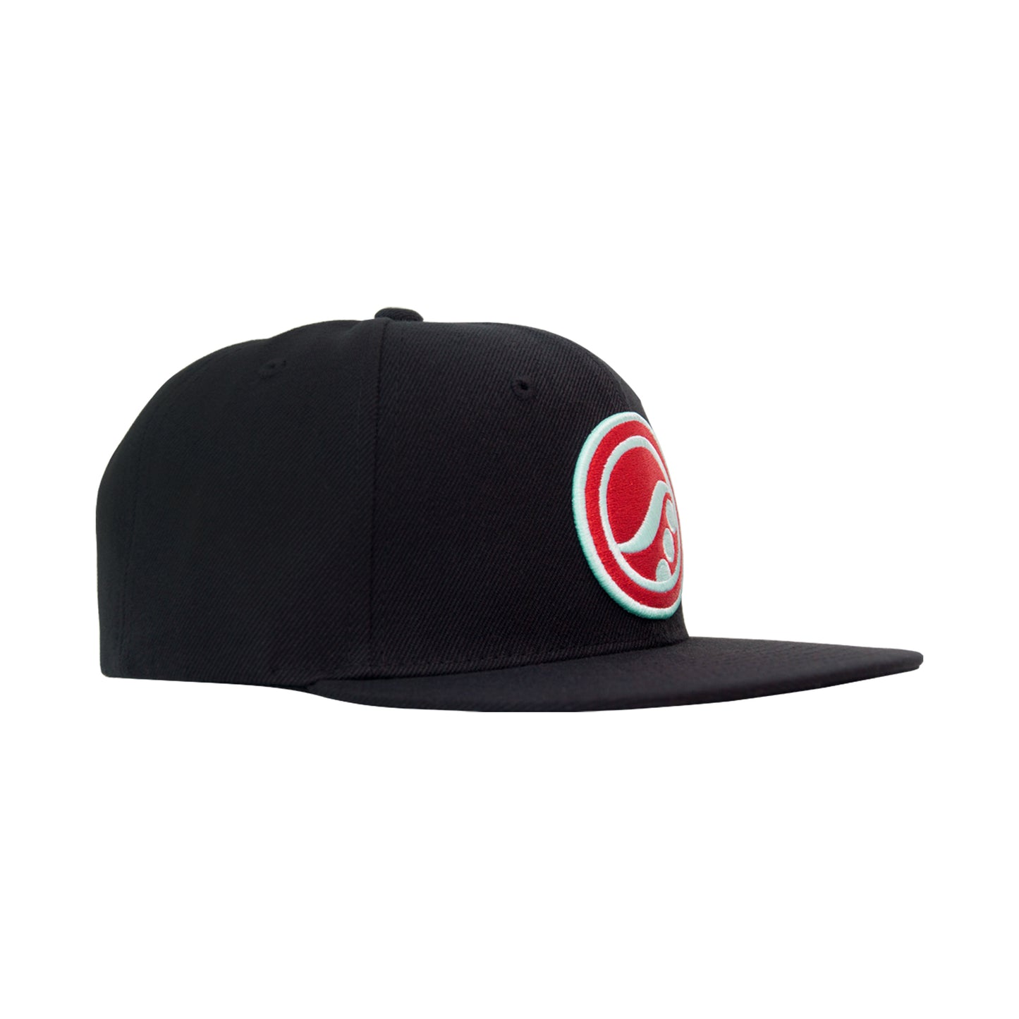 OG Logo Snapback - Black - Red/Baby Blue